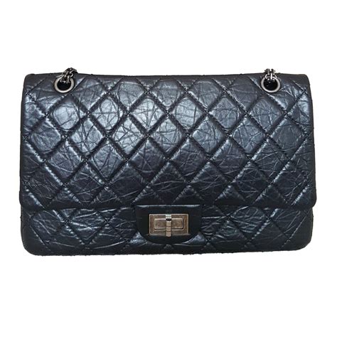 chanel black on black reissue|chanel reissue handbags.